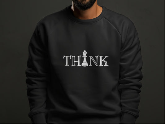 King's Gambit" Black Chess Sweatshirt – Master the Game